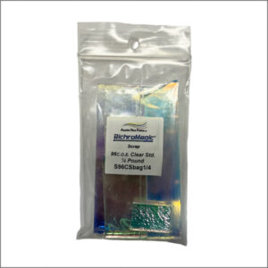 Dichroic Standard Clear 96 COE Jeweler's Scrap (1/4 lb)