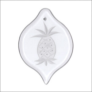 Bevel Ornament Engraved Ornament Pineapple