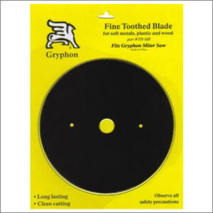 Miter Saw Toothed Blade by Gryphon