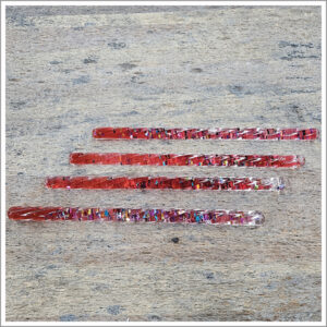 8819-0043 kaleidoscope clear spiral long oil wand