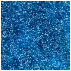 Oceanside Compatible Deep Aqua Blue Transparent Medium Frit (8.5 oz)