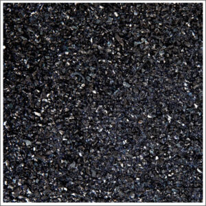 Oceanside Compatible Aventurine Blue Transparent Medium Frit (8.5 oz)