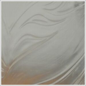Clear Nouveau Reamy Glass (2-C1100)