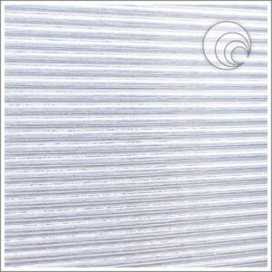 Oceanside Clear Quarter Reed Glass (100QR-F)
