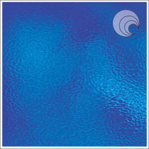 Oceanside Medium Blue Hammered Glass (134H-F)