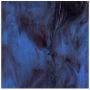 Bullseye Blue Opalescent & Plum Transparent Streaky 90 C.O.E. Glass (002105-0030)