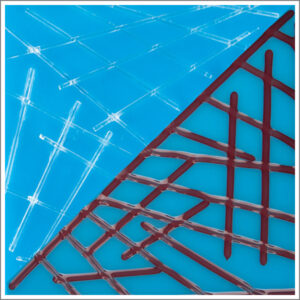 un96-0003 red reactive transparent noodles