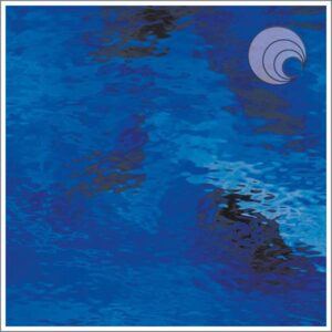 Oceanside Dark Blue Waterglass (136W-F)