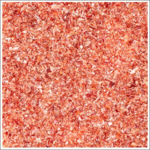 Oceanside Compatible White & Red Opal Medium Frit (8.5 oz)