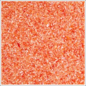 Oceanside Compatible White & Orange-Red Opal Medium Frit (8.5 oz)