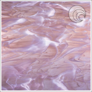 Oceanside Pale Purple & White Wispy Glass (349-1S-F)