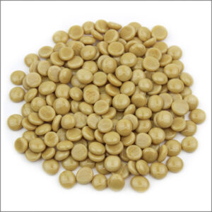 Latte Opaque 17-19mm Glass Nuggets (Gems)