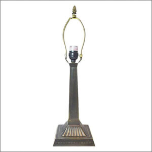 Large Mission Lamp Base Antique Bronze Finish