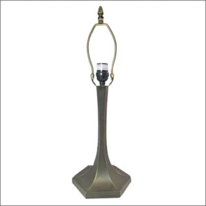 Large Contemporary Lamp Base Antique Bronze Finish