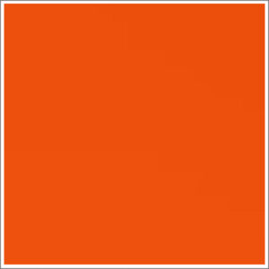Bullseye Orange Opalescent Double Rolled 90 C.O.E. Glass (000125-0030)