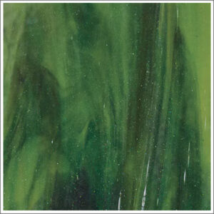 Bullseye Olive Green Opal with Forest Green & Deep Brown Double Rolled 90 C.O.E. Glass (003212-0030)