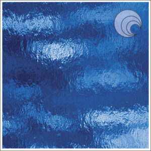 Oceanside Medium Blue Rough Rolled Glass (134RR-F)