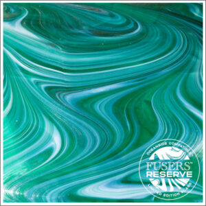 Oceanside Fusers’ Reserve "Aurora" Teal Transparent, Pond Aventurine & White Opal Glass (FR-88-F)