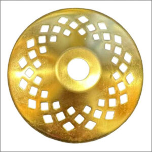 3" Perforated Brass Heat Cap