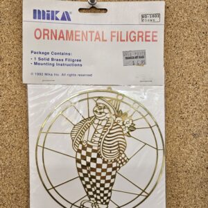 Brass Clown Ornamental Filigree