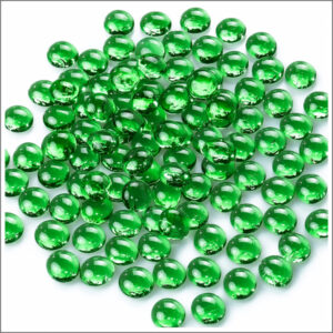 Light Green 17-19mm Glass Nuggets (Gems)